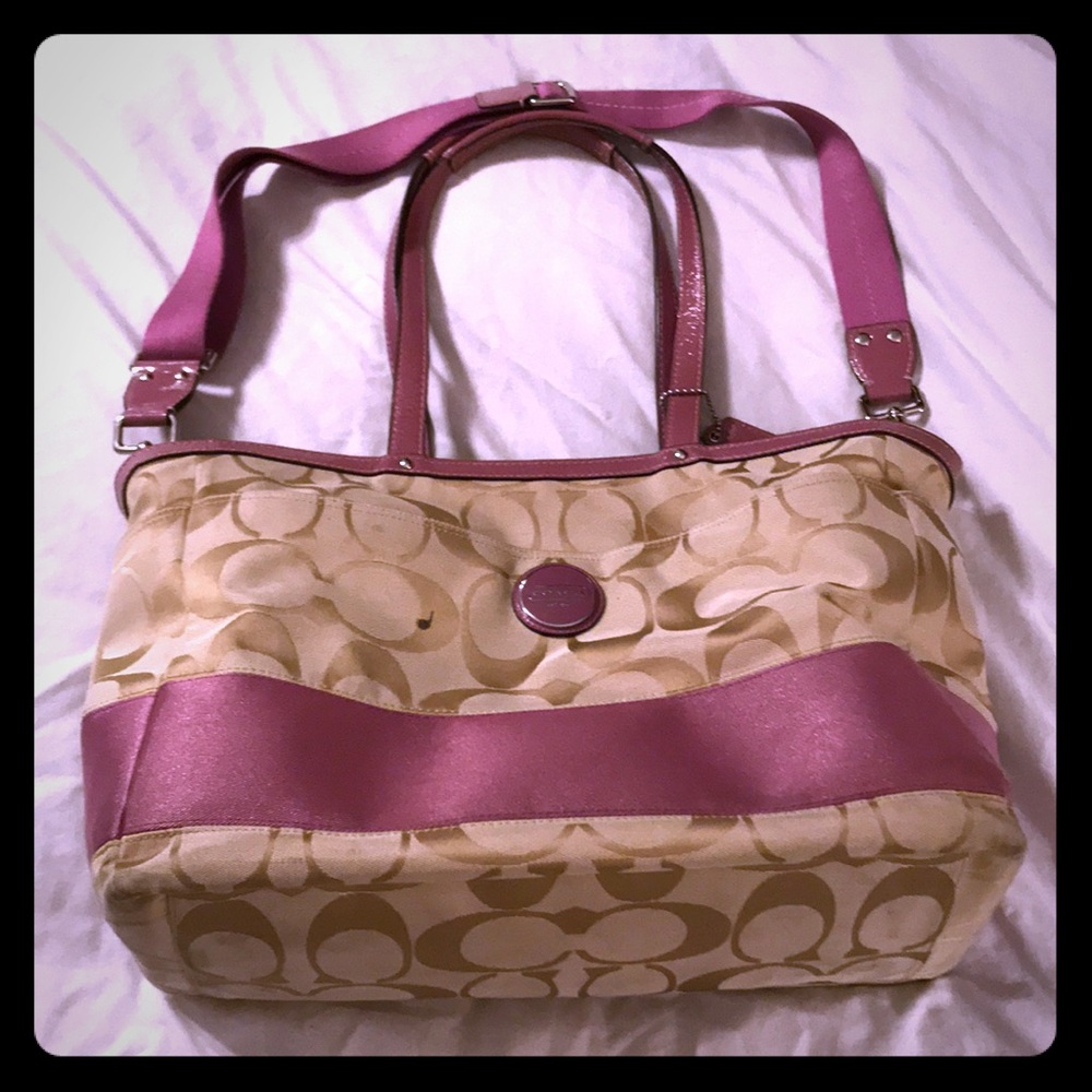 24 hour sale - Coach tote bag / diaper bag
